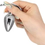 Анальная пробка Pillow Talk Sneaky Luxurious Stainless Steel Anal Plug: Наличие вибрации Нет
