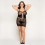 Платье сетка JSY P81168 Plus Size: Размер Универсальный