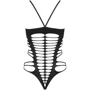 Сексуальне боді з вирізами Obsessive B122 black S/M/L: Фасон Бесшовные