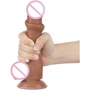 Фаллоимитатор LoveToy Sliding-Skin Dual Layer Dong 7.5" Brown: Тип Классические дилдо