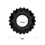 Эрекционное кольцо LoveToy POWER PLUS Cockring, Black: Цвет черный