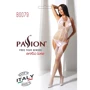 Бодистокинг Passion BS079 white: Материал Полиамид