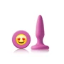NSNovelties Mojis Mini Plug #ILY маленькая анальная пробка, 7x2 см, розовый