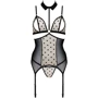 Корсет с открытой грудью Passion DOMINICA CORSET Вeige L/XL (стринги в наборе): Для кого Для женщин