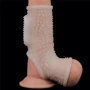 Насадка на пенис с вибрацией LoveToy Knights Ring Vibrating Drip With Scrotum Sleeve: Материал TPE (термопластичный эластомер)