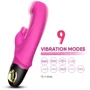 Вібратор BOSS Series Meteror Rabbit Vibrator Pink: Діаметр, см 4.9