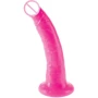 Pipedream Slim Dillio 7 Inch фаллоимитатор на присоске, 17.8х4.1 см, розовый: Тип Реалистичные