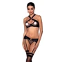 Сетчатый набор Amanda Set black S/M - Passion