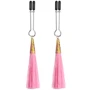 Зажимы для сосков LoveToy Bondage Fetish Glamor Tassel Nipple Clamp Pink