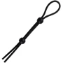 Лассо на пенис с двумя фиксирующими бусинками, SKN-LS002 Black: Цвет черный