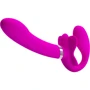 Безремневой страпон с вибрацией Pretty Love Valerie Purple