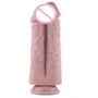 Подвійний дилдо для секс-машин Hismith 8.5” Two Cocks One Hole Silicone Dildo: Мошонка Нет