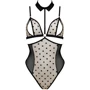 Боди Passion DOMINICA BODY beige/black L/XL: Вид Боди