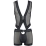 Изысканный комплект Passion 053 SET WILLIAM black L/XL: Материал Полиэстер