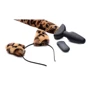 Анальная пробка Xr Brands Waggerz Moving and Vibrating Leopord Tail and Ears с хвостом, (леопардовый): Тип Анальные пробки