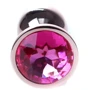 Анальная пробка с кристаллом BOSS of TOYS Boss Series - Jewellery Red Gold PLUG Pink S, BS6400107: Особенности С кристаллами