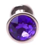 Анальная пробка с кристаллом BOSS of TOYS Boss Series - Jewellery Red Gold PLUG Purple S, BS6400110 фото 6