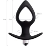 Анальная пробка с вибрацией Toyfa POPO Pleasure Anal Plug Cordis M Vibro Black: Для кого Унисекс