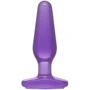 Анальная пробка Doc Johnson Crystal Jellies Butt Plug Medium (фиолетовый)