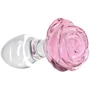 Стеклянная анальная пробка Pillow Talk - Rosy- Luxurious Glass Anal Plug: Материал Стекло