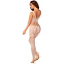 Бодістокінг Obsessive Bodystocking G330 white XL/XXL: Матеріал Нейлон