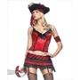 Костюм піратки Leg Avenue - Scurvy Pirate Costume, S/M