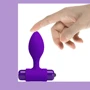 Анальная пробка с вибропулей LYBAILE Pretty Love Vibro Butt Plug (фиолетовая) фото 5