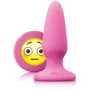 NS Novelties Mojis Plug #OMG Medium - средняя анальная пробка, 8x3.7 см, розовый