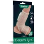 Насадка на член LoveToy Knights Ring Vibrating Wave With Scrotum Sleeve White: Для кого Для мужчин