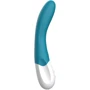 Вибратор точки G Liebe Bend It Rechargeable Ocean Blue, 10 режимов, очень мощный, гибкий ствол: Тип управления Кнопочное