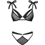 Комплект белья Obsessive Obsessivia black S/M: Вид Комплекты