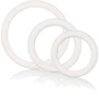 CalExotics Rubber Ring - 3 Piece Set - набор эрекционных колец, белый: Цвет белый