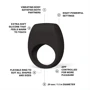 Эрекционное кольцо с вибрацией LELO Tor 3 Black: Для кого Для мужчин
