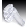 Фалоімітатор Pipedream King Cock Clear 6" Cock with Balls (PD575220) фото 7