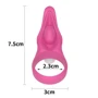 Эрекционное виброкольцо LoveToy Power Clit Cockring, Pink: Цвет розовый
