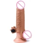 Насадка на член LoveToy Pleasure X-Tender Vibrating Penis Sleeve Add 2" Brown: Наличие вибрации Есть