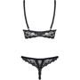 Смелый комплект Obsessive Letica set otwarte, S/M: Применение На тело