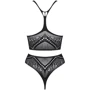 Комплект Obsessive K103 top & panties Black, S/M/L: Материал Полиамид
