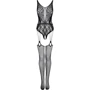 Бодистокинг Obsessive Bodystocking G324 black XL/XXL: Декор Без декора