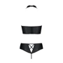 Комплект из эко-кожи Nancy Bikini black L/XL - Passion: Применение На тело