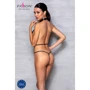 Боди-халтер из экокожи Passion JANNIES BODY Black L/XL: Материал Полиуретан