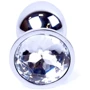 Анальная пробка Boss Series - Jewellery Silver PLUG Clear S (BS6400012) фото 7