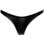 Трусики Noir Handmade P010 Powerwetlook thong Вlack, M: Застосування На попу