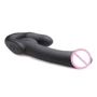 Evoke Rechargeable Vibrating Silicone Strapless Strap On - страпон 24.7x4 см, черный: Тип крепления Безремневые