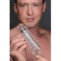 Насадка на пеніс Size Matters 1.5" Inch Penis Enhancer Sleeve Clear: Особливості С кольцом на мошонку