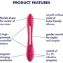 Масажер для пар Satisfyer - Elastic Joy (червоний): Тип управління кнопкове