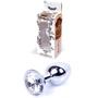 Анальная пробка Boss Series - Jewellery Silver PLUG Clear S (BS6400012)
