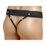 Страпон Hollow Silicone Strap On Dildo with Elastic Straps - Black: Тип кріплення На ремешках