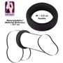 Эрекционное кольцо Black Velvets Cock Ring 3.2 см: Цвет черный