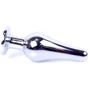 Анальная пробка с кристаллом BOSS of TOYS Boss Series - Jewellery Silver BUTT PLUG Green, BS6400078: Тип Анальные пробки